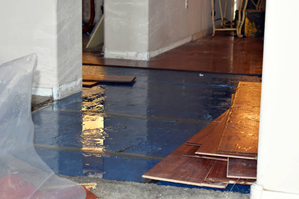 Professional Emergency Water Damage Restoration technician working in Red Oak, NC